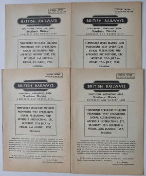 Sheffield Railwayana Auctions Sale 290P, Auction Lot 72