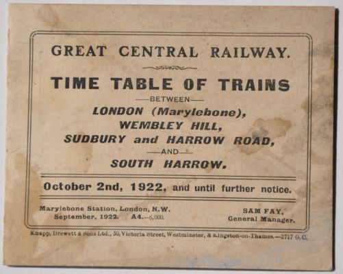 Sheffield Railwayana Auction Sale 290P, Auction Lot 252