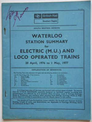 Sheffield Railwayana Auctions Sale 290P, Auction Lot 266