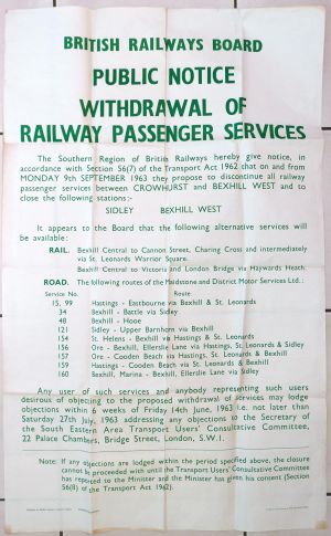 Sheffield Railwayana Auctions Sale 290P, Auction Lot 769