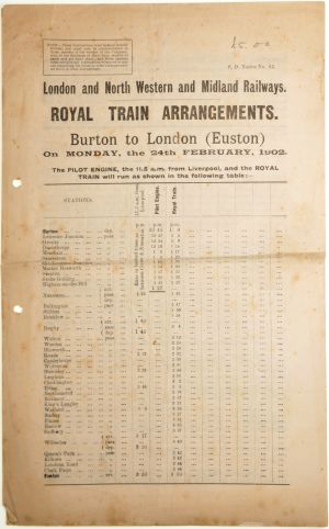 Sheffield Railwayana Auctions Sale 322P, Auction Lot 168