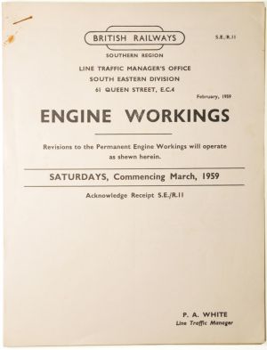 Sheffield Railwayana Auctions Sale 322P, Auction Lot 199