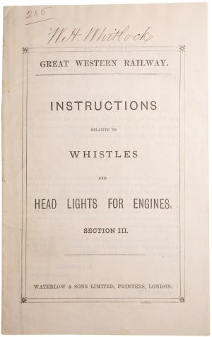 Sheffield Railwayana Auctions Sale 322P, Auction Lot 285