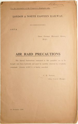 Sheffield Railwayana Auctions Sale 322P, Auction Lot 300