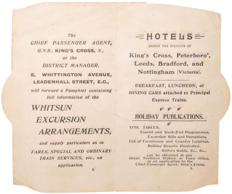 Sheffield Railwayana Postal Auction Sale 322P, Lot 622