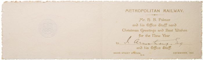 Sheffield Railwayana Postal Auction Sale 322P, Lot 830