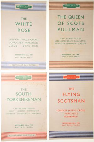 Sheffield Railwayana Postal Auction Sale 322P, Lot 844