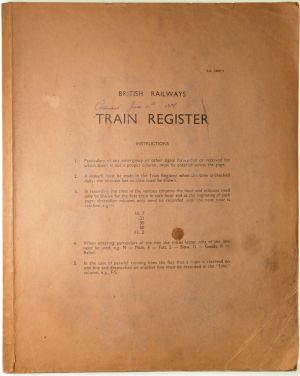 Sheffield Railwayana Auctions Sale 322P, Auction Lot 1287