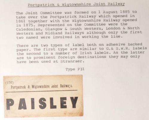 Sheffield Railwayana Postal Auction Sale 322P, Lot 1396