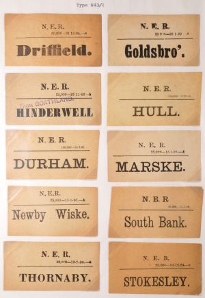 Sheffield Railwayana Postal Auction Sale 322P, Lot 1452