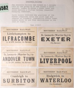 Sheffield Railwayana Auctions Sale 322P, Auction Lot 1465