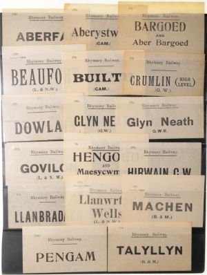 Sheffield Railwayana Postal Auction Sale 322P, Lot 1473