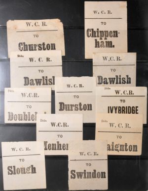 Sheffield Railwayana Postal Auction Sale 322P, Lot 1474